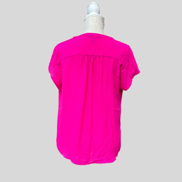 Banana Republic Loose Fitting Split Neck Blouse - Picture 3 of 5